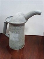 Galvanized watering can