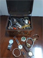 Box of assorted watches
