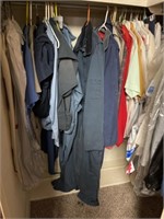 All clothes in closet