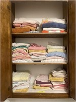All hand towels in closet