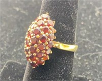 18k gold and ruby ring