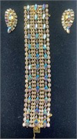 Vintage Sherman bracelet and earrings