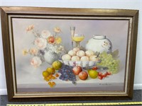 BEAUTIFUL SIGNED OIL ON CANVAS STILL LIFE