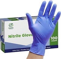 NEW (M) 100ct Nitrile Disposable Gloves