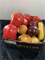 LARGE LOT OF MIXED FRUIT DECOR