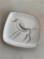 GLIDDEN 65 HORSE MID CENTURY MODERN PLATE