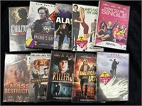 LOT OF 10 DVDS