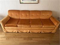 Orange Plush sofa WH