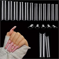 C Curve Clear Nail Tips for Acrylic Nails