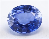 12.95ct Oval Cut Blue Sapphire GGL Certificate