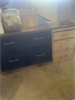 2’x46” metal cabinet & contents of drawers
