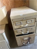 3 drawer metal cabinet