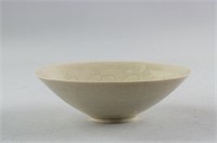 Chinese SONG Style Celadon Carved Porcelain Bowl