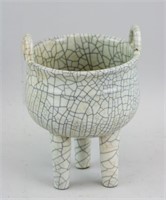 Chinese Song Style Crackle Porcelain Censer