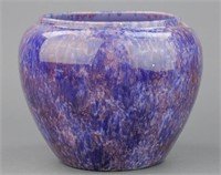 Chinese Flambe Porcelain Jar Purple Hue