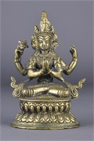20th Century Chinese Bronze Avalokitesvara NR