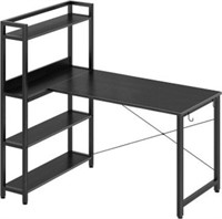 Rolanstar Computer Desk with Storage Shelves 47"