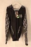 Christian Dior Full Zip Hoodie Jacket, Black Size