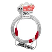 Pet Champion Tie-Out Dog Cable, 30-ft