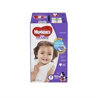 Huggies Little Movers Diapers, Size 4