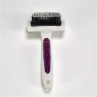 Kaytee Pro-Slicker Brush, White/Purple