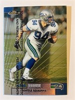 CHAD BROWN 1999 FINEST W/COATING-SEAHAWKS