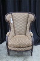 VERY NICE ANTIQUE FRENCH WINGBACK CHAIR