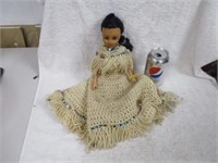 Beaded Indian Doll