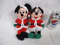 Disney Store Mickey & Minie Mouse Plush