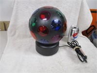 Revolving Colored Light Globe