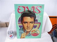 Tin Elvis Sign 18x12"