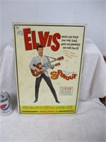 Elvis Sign Tin 18x12"