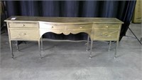 GOLD METAL ACCENT CABINET