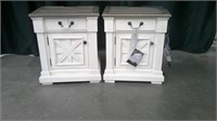 NEW NEVER USED PAIR OF NIGHTSTANDS BY ASHLEY