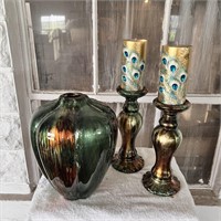 Large Vase & Large Candle Holder