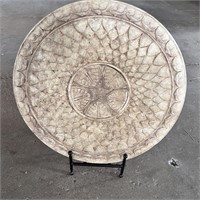 Large Plate Décor with Stand