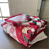 Christmas Quilt Comforter & Pillow Shams