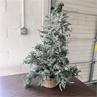 Tabletop Frosted Christmas Tree