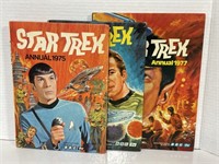 3 Rare 1970s Star Trek Annuals