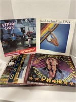 10 LPs - Stray Cats, The Cars, Platinum Blonde