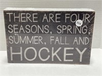 Wood Box Sign " There are Four Seasons, Spring