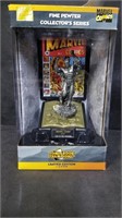 HUMAN TORCH PEWTER STATUE IN BOX