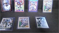 BARRY SANDERS LOT OF 7 FOOTBALL CARDS