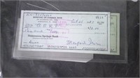 MONTE IRVIN AND GAYLORD PERRY SIGNED CHECKS