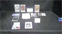 1950'S MLB PLAYER SIGNED LOT OF 27 ITEMS, SEE DESC