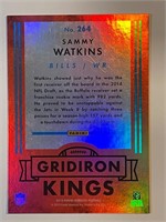 SAMMY WATKINS GRIDIRON KINGS HOLO BACK-BILLS