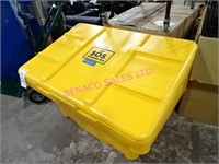 1X,GLOBAL 42"x29"x30"H YELLOW STORAGE CONTAINER