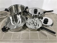 Set of Stainless Steel pots & pans - Nice shape!