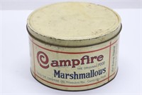 1920's Campfire Marshmallows Tin - 10" diameter