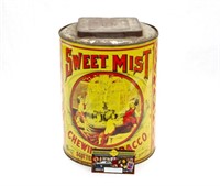 Sweet Mist Chewing Tobacco Tin, Scotten-Dillon Det